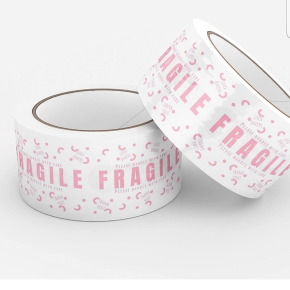 1 FRAGILE Strong adhesive tape roll. 1.88" wide x 54 yard per roll. tearproof - Picture 5 of 6